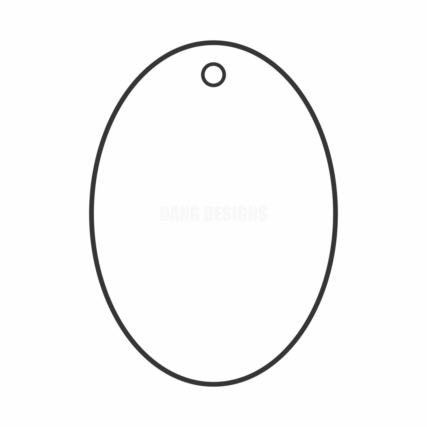 Oval Acrylic Blank