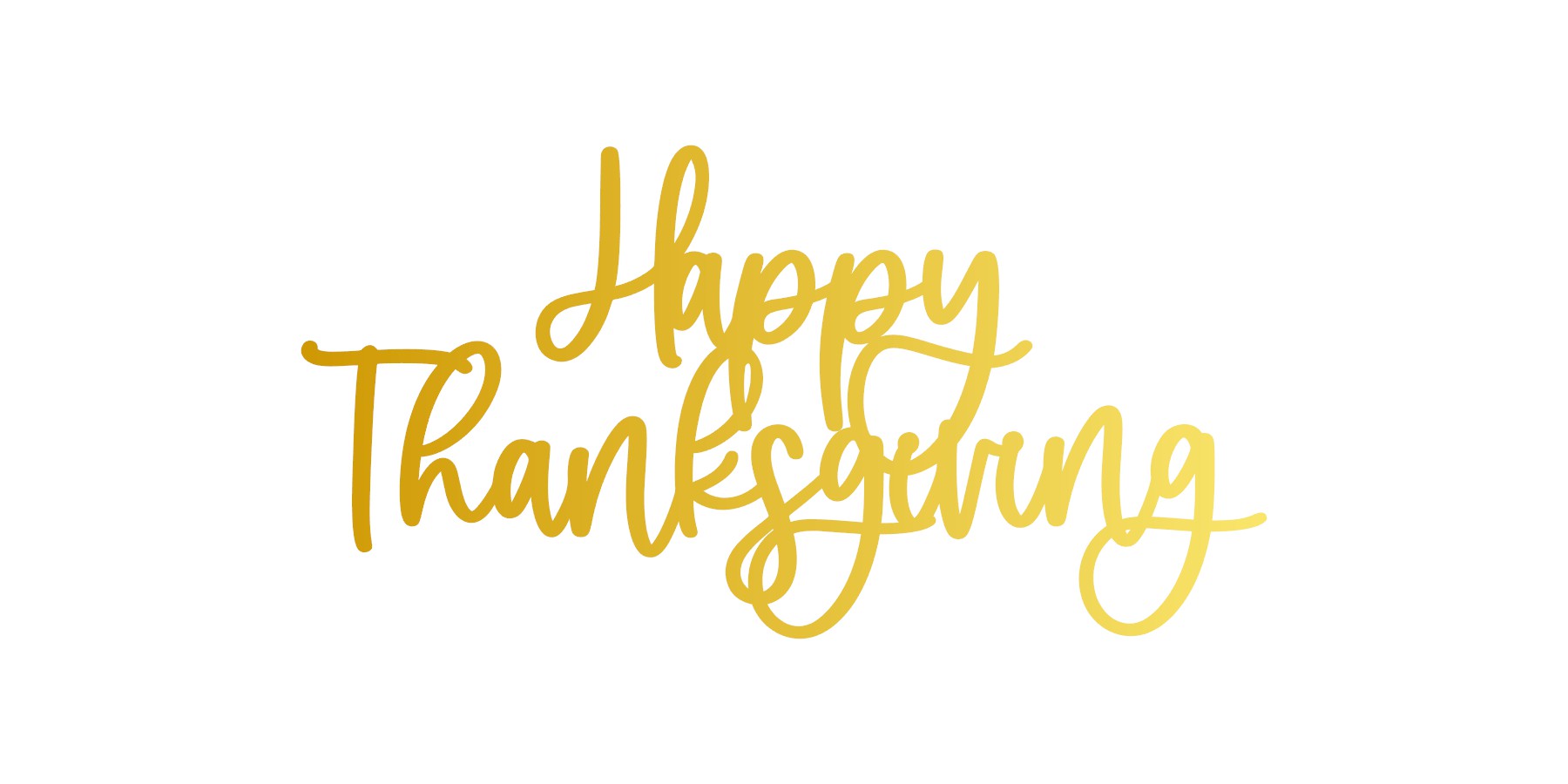 Happy Thanksgiving Text