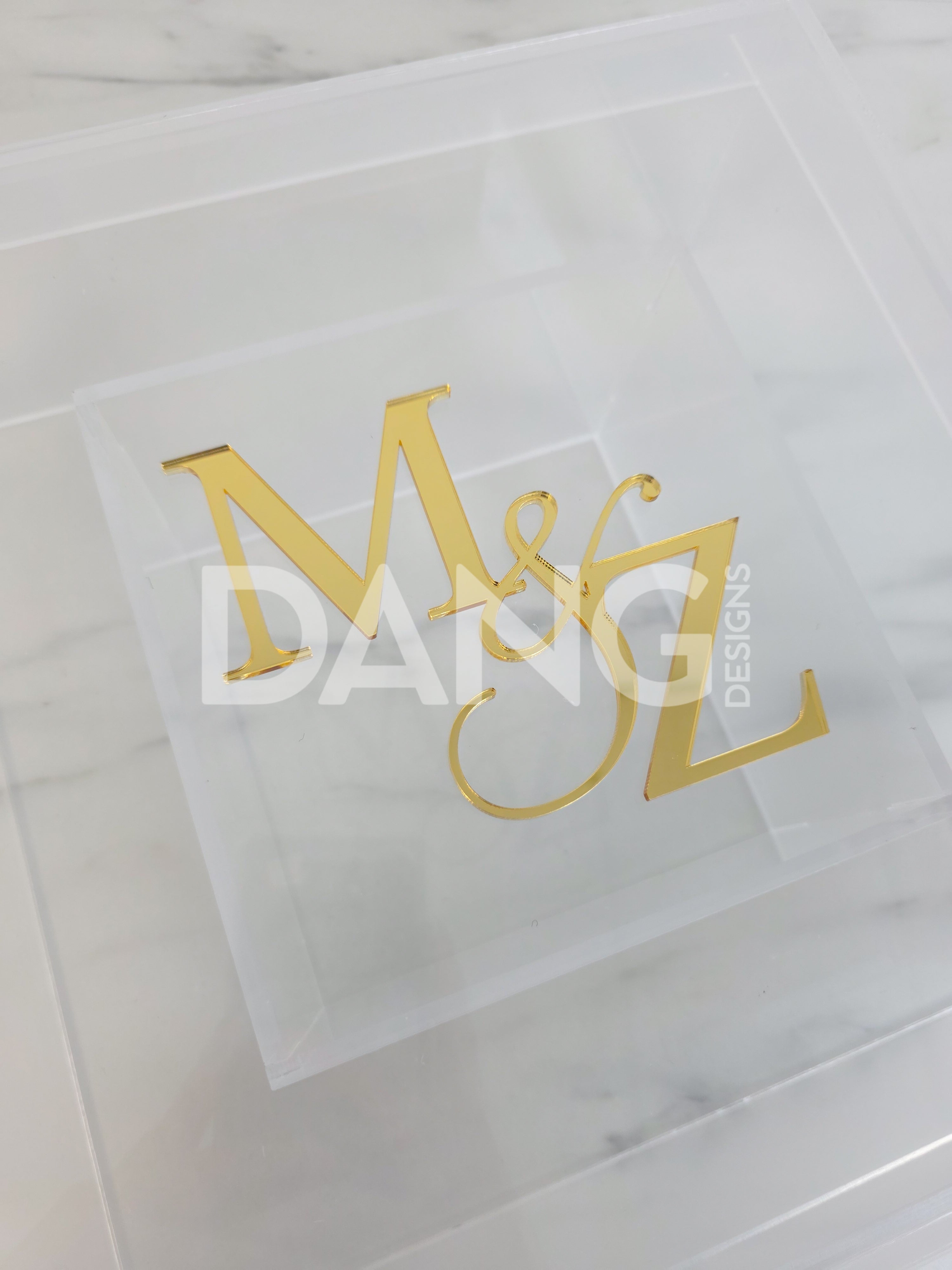 Initials | Acrylic Cake Charm