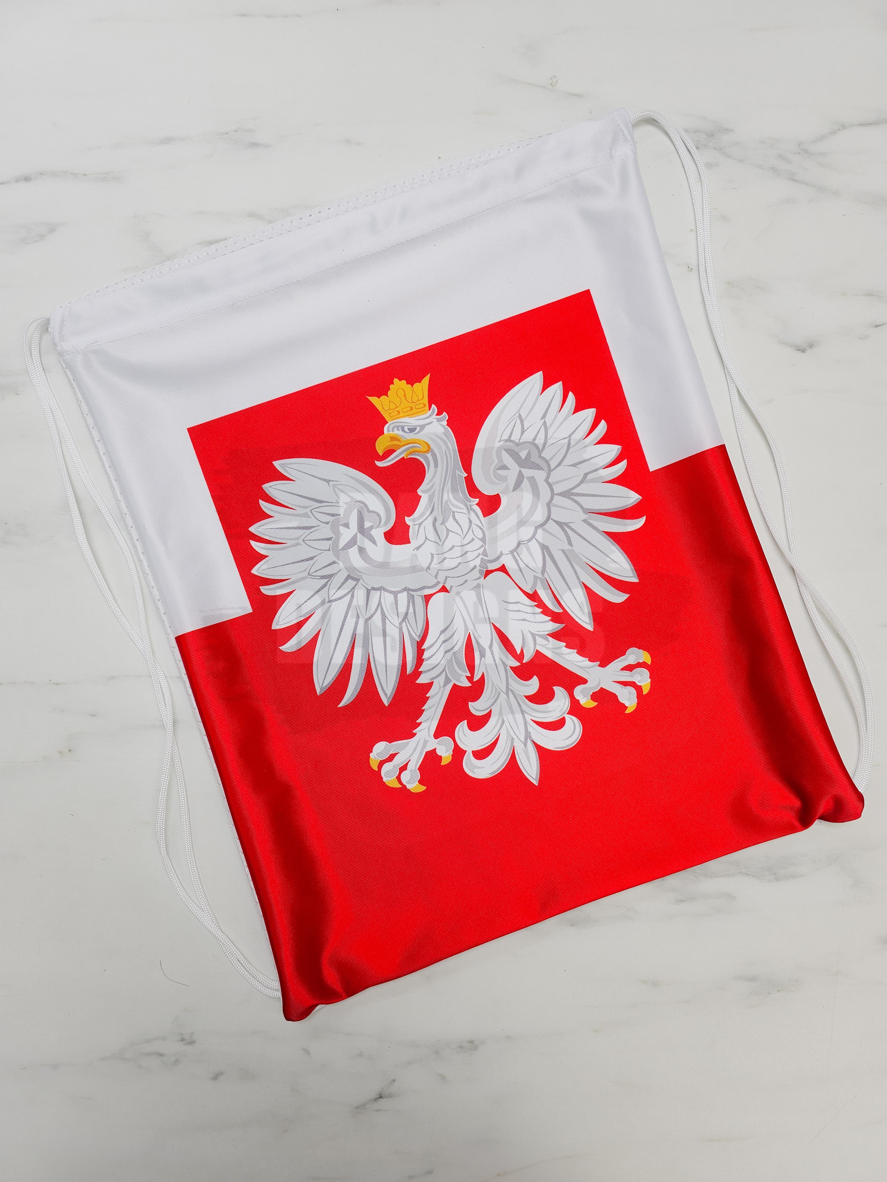 Poland Euro Cup Drawstring Bag