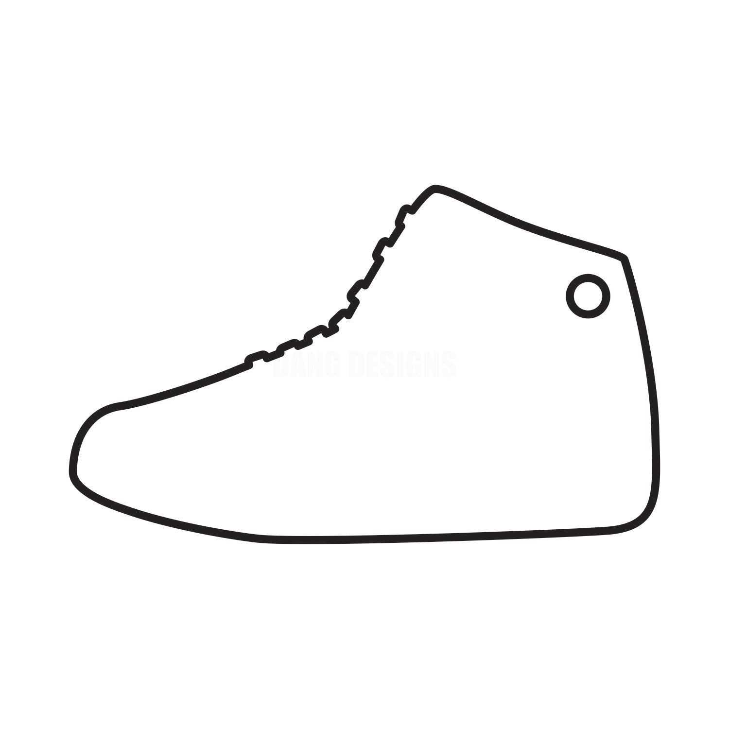 Basketball Shoes Acrylic Blank