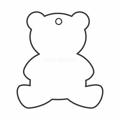 Teddy Bear Acrylic Blank