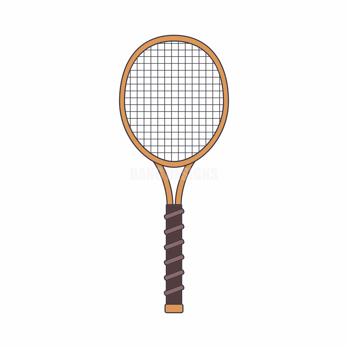 Tennis Racket Acrylic Blank