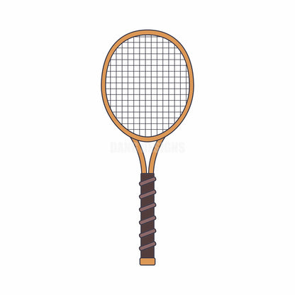 Tennis Racket Acrylic Blank