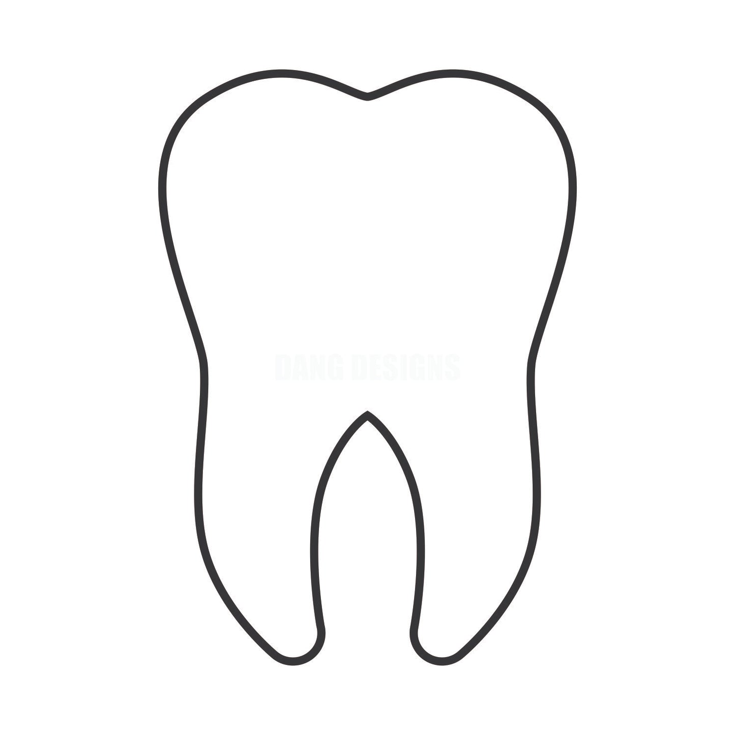 Tooth Teeth Acrylic Blank