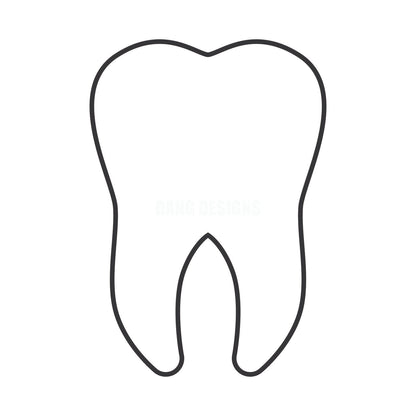 Tooth Teeth Acrylic Blank