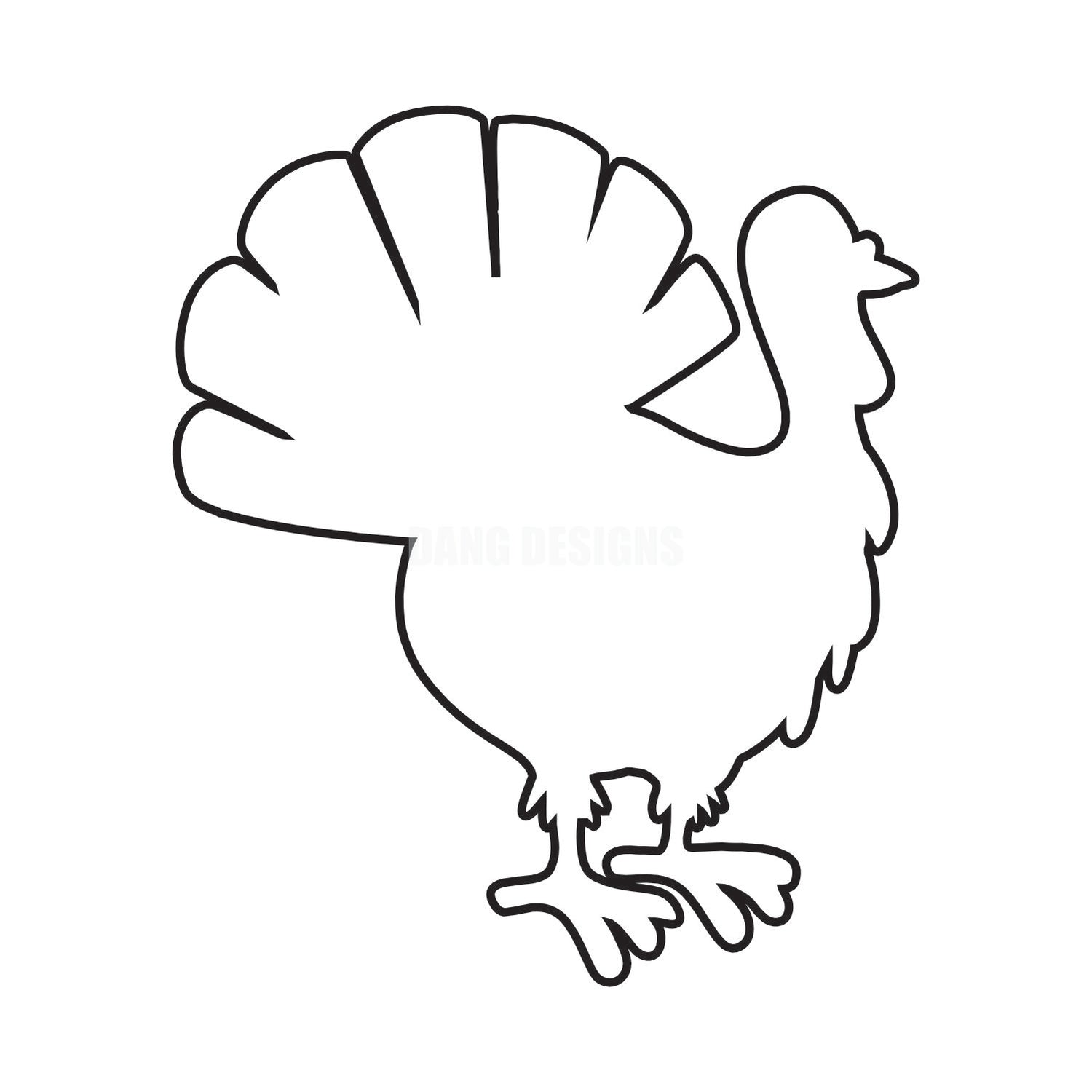 Turkey Acrylic Blank