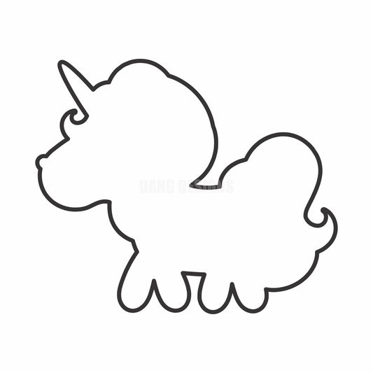 Cute Unicorn Acrylic Blank