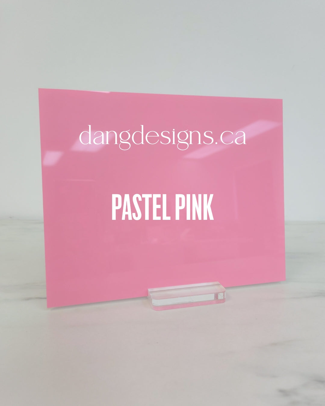 Pastel Pink Acrylic Sheet