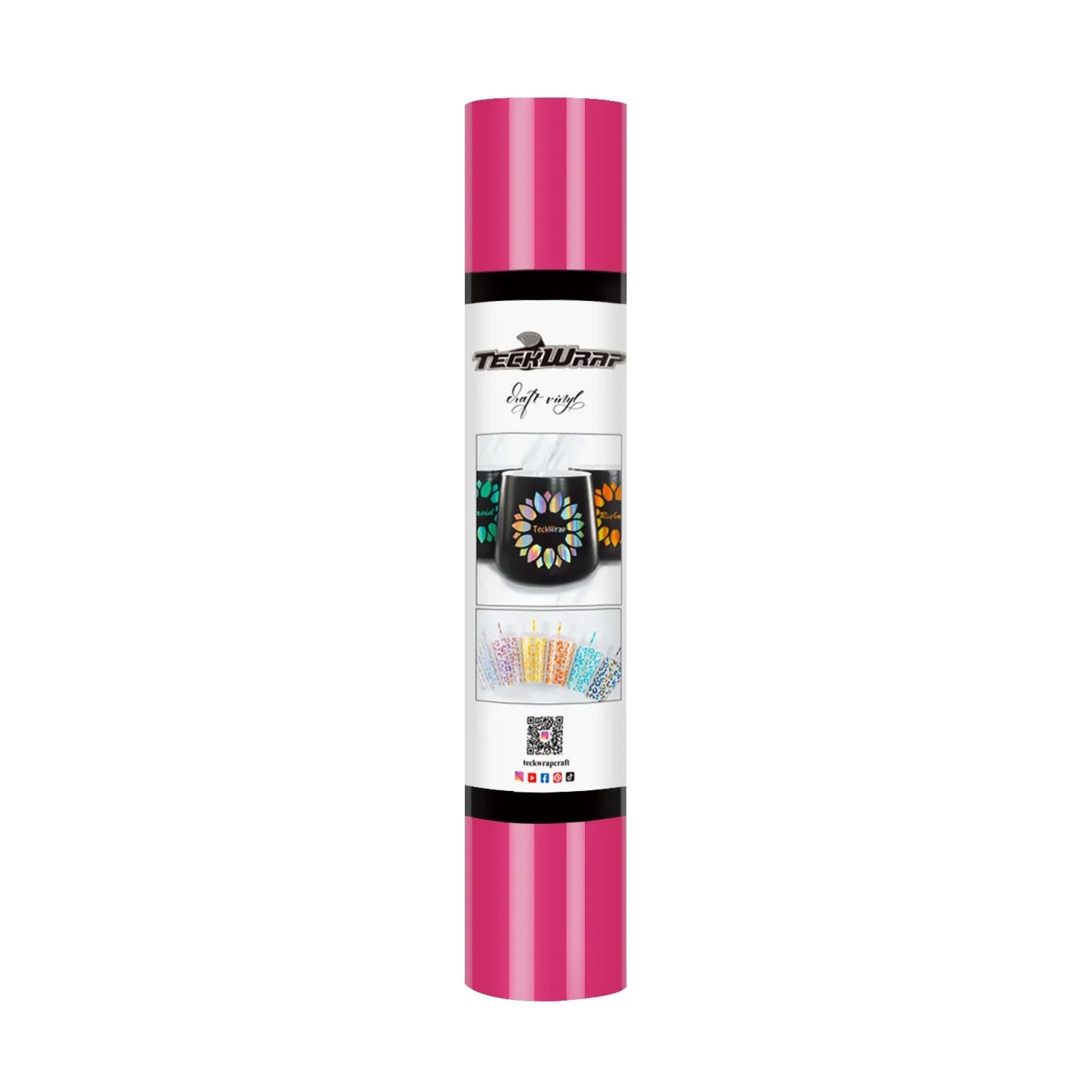 TeckWrapCraft 001G series Adhesive Vinyl (Glossy) | 12" x 5ft