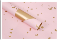 Korean Wrapping Paper | Gold Splattered | 58x58 cm