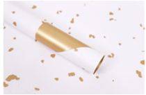 Korean Wrapping Paper | Gold Splattered | 58x58 cm