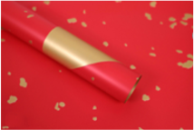 Korean Wrapping Paper | Gold Splattered | 58x58 cm