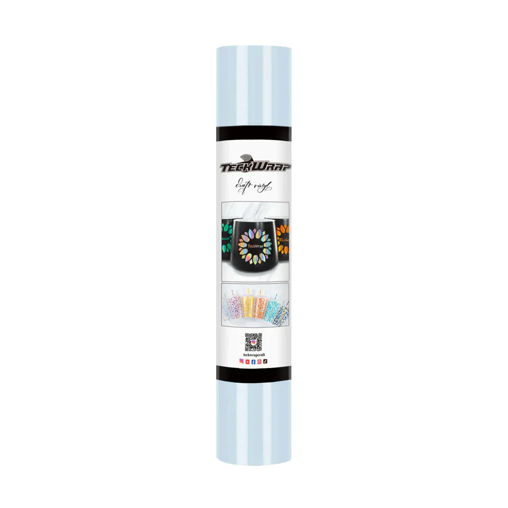 TeckWrapCraft 001G series Adhesive Vinyl (Glossy) | 12" x 5ft