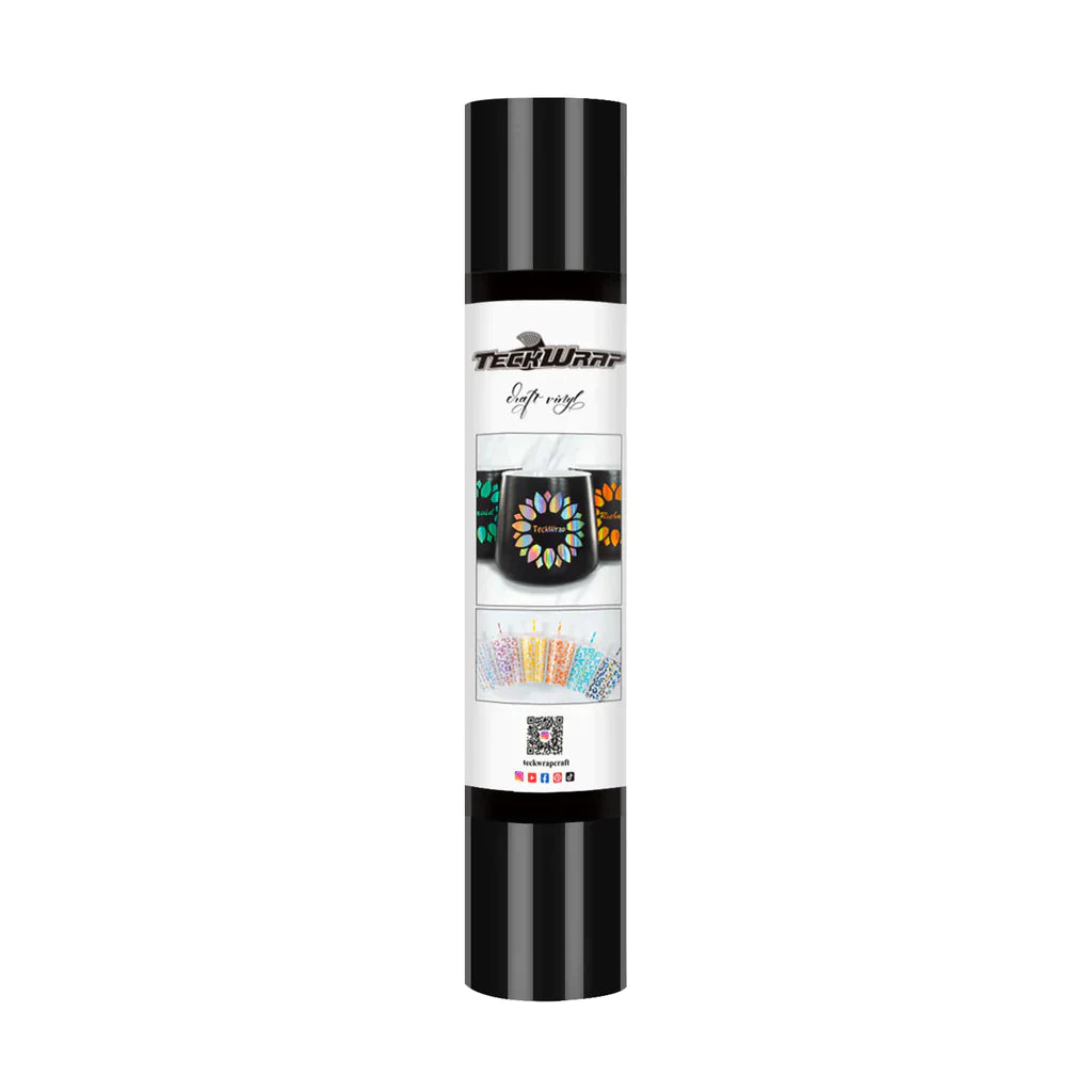 TeckWrapCraft 001G series Adhesive Vinyl (Glossy) | 12" x 5ft