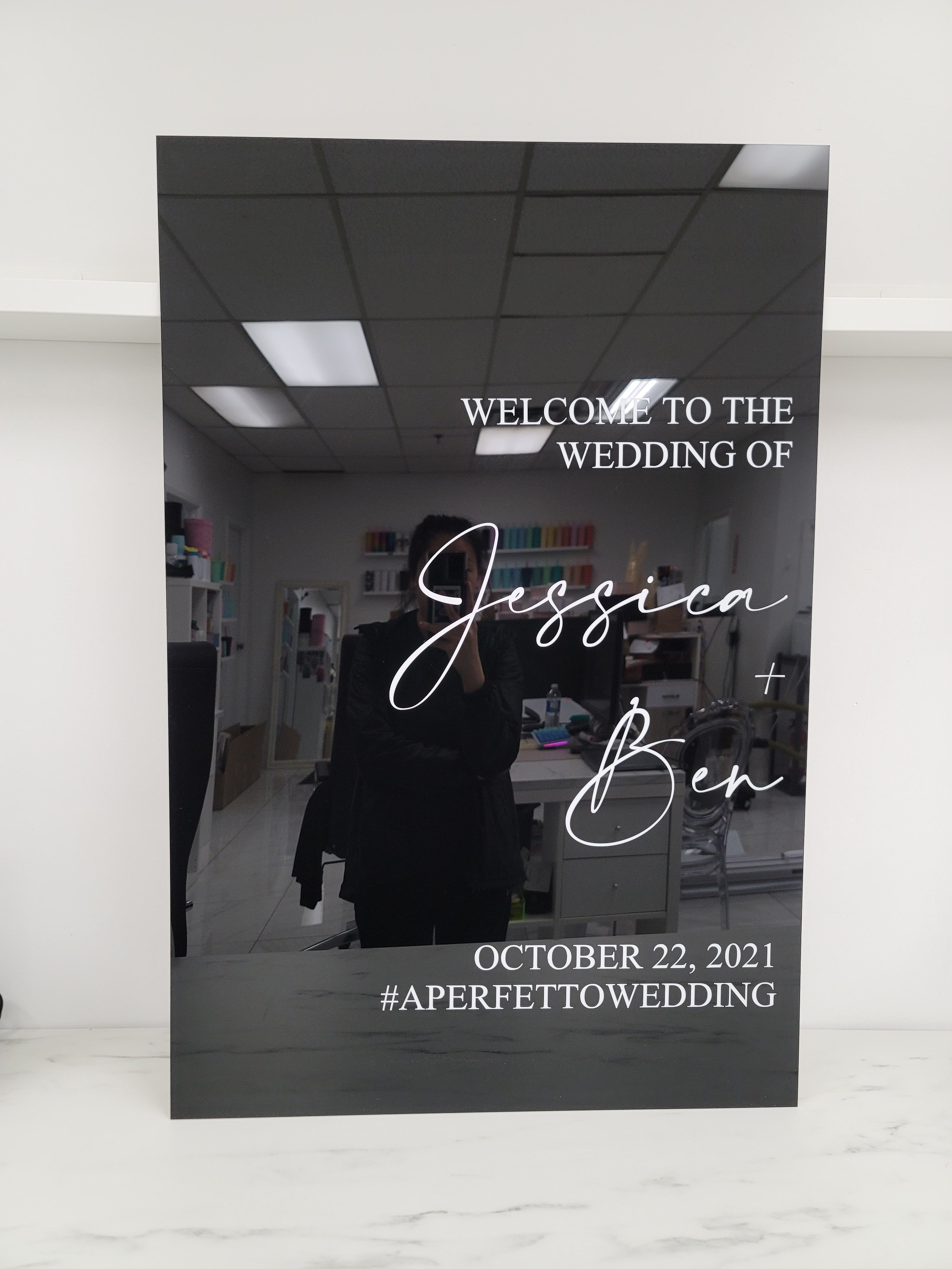 Custom Acrylic Welcome Sign | Design 3
