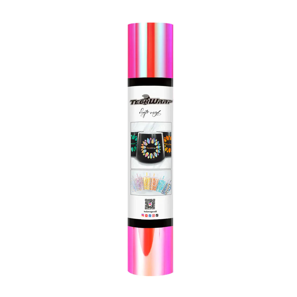 Opal Chrome Adhesive Craft Vinyl | Teckwrap | 12" x 5ft