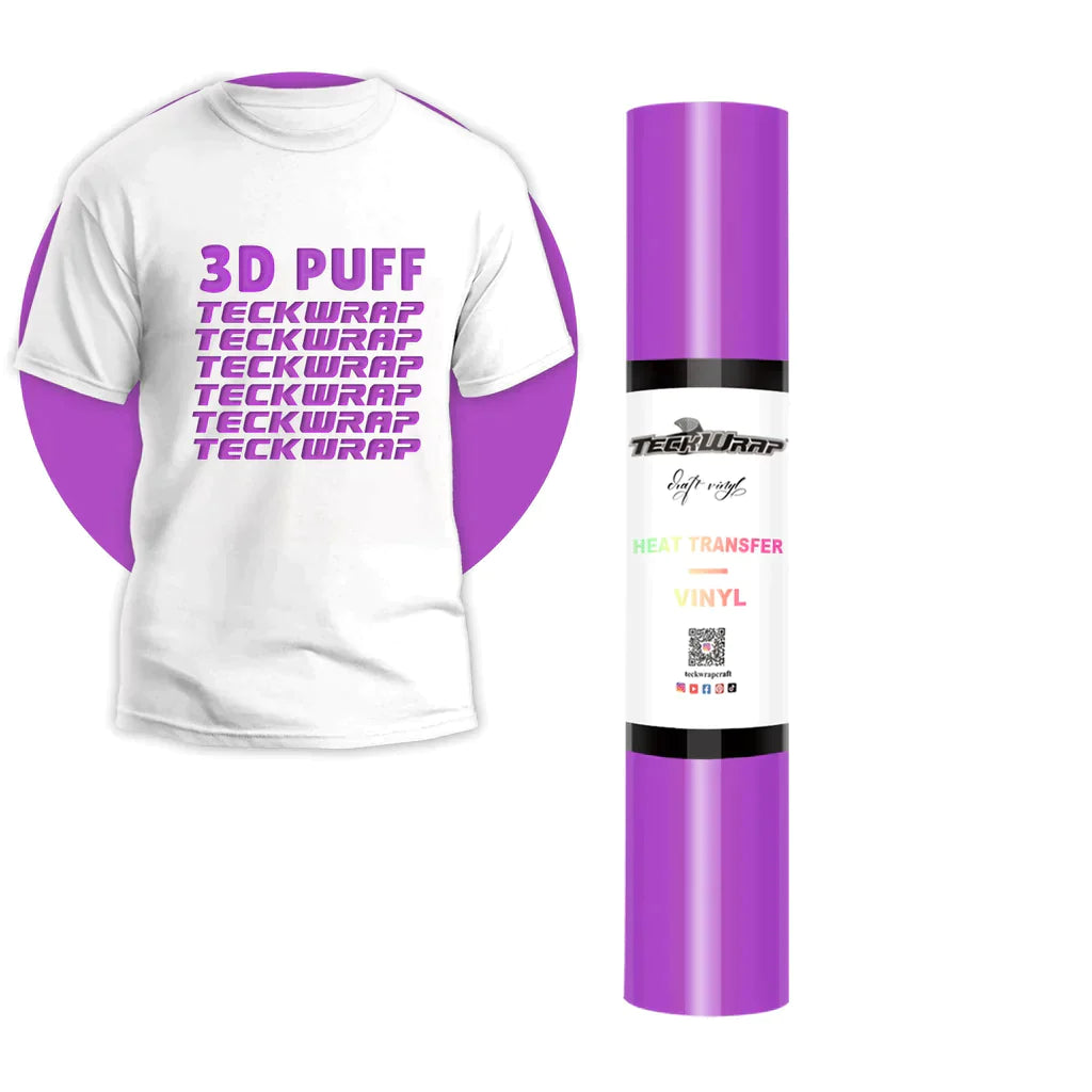 Puff Heat Transfer Vinyl | Teckwrap | 10" x 5ft