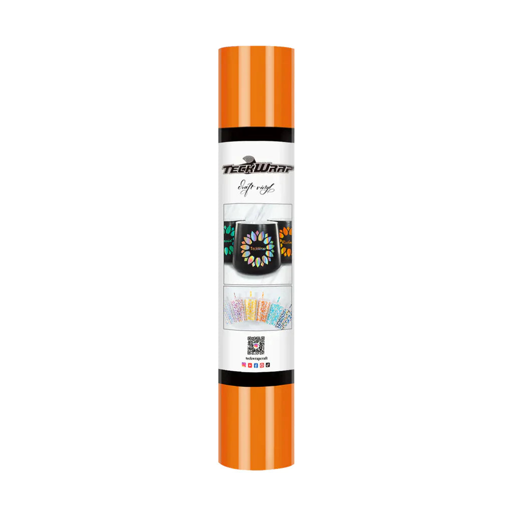 TeckWrapCraft 001G series Adhesive Vinyl (Glossy) | 12" x 5ft