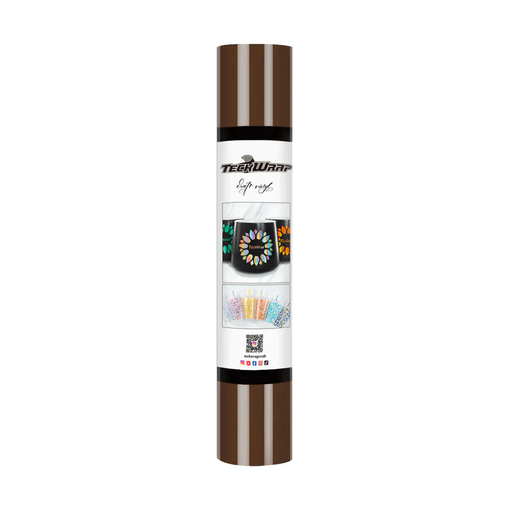 TeckWrapCraft 001G series Adhesive Vinyl (Glossy) | 12" x 5ft