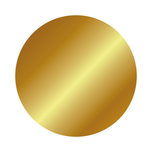 Round Acrylic Sheet | Gold Mirrored