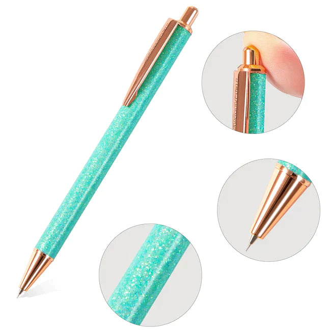 Glitter Green Weeding Pen | Teckwrap