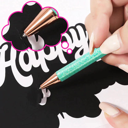 Glitter Green Weeding Pen | Teckwrap