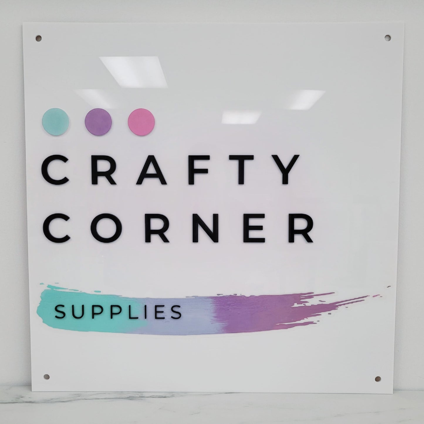 Square Custom Business Sign