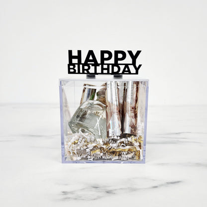Freestanding Happy Birthday | Box Topper