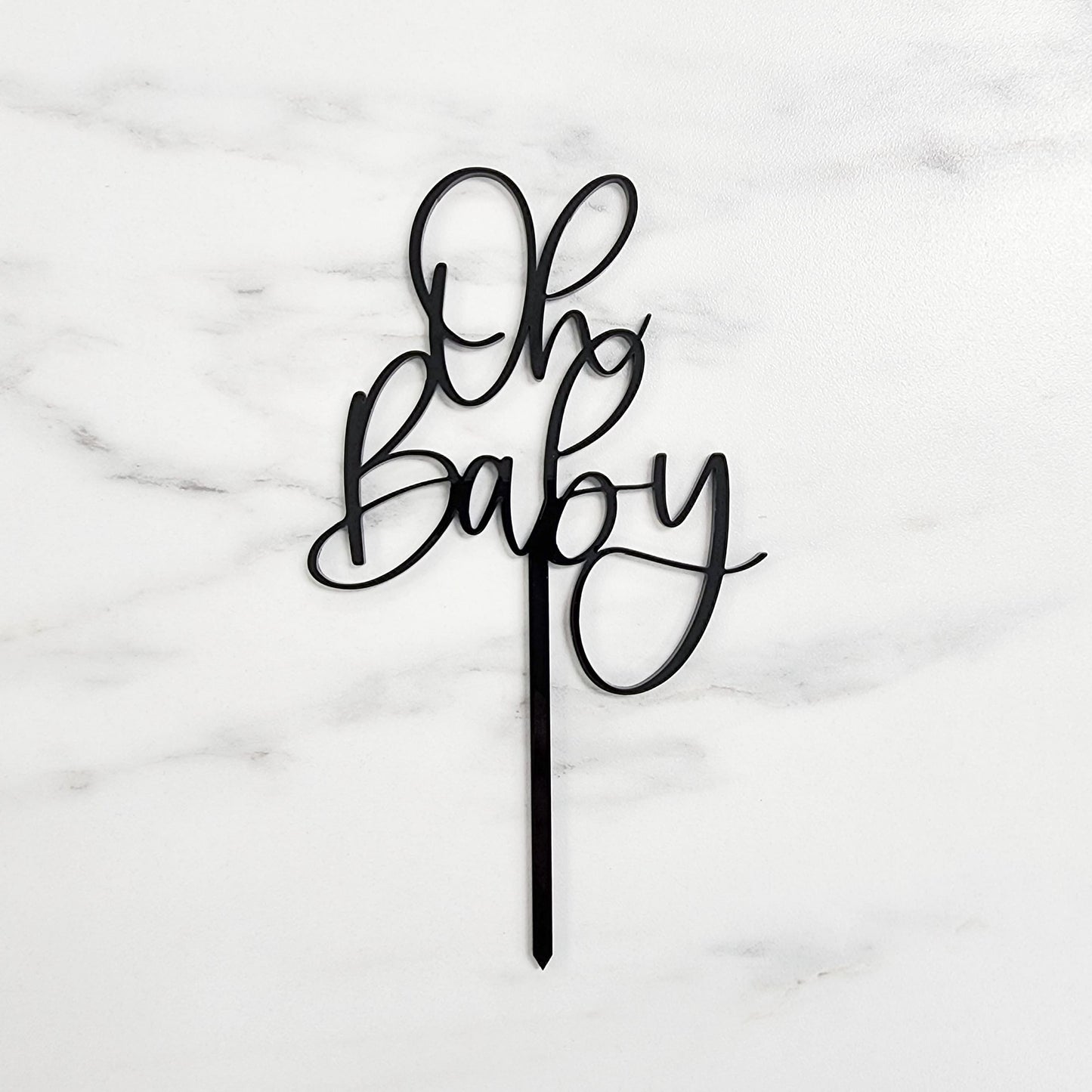 Oh Baby | Acrylic Cake Topper