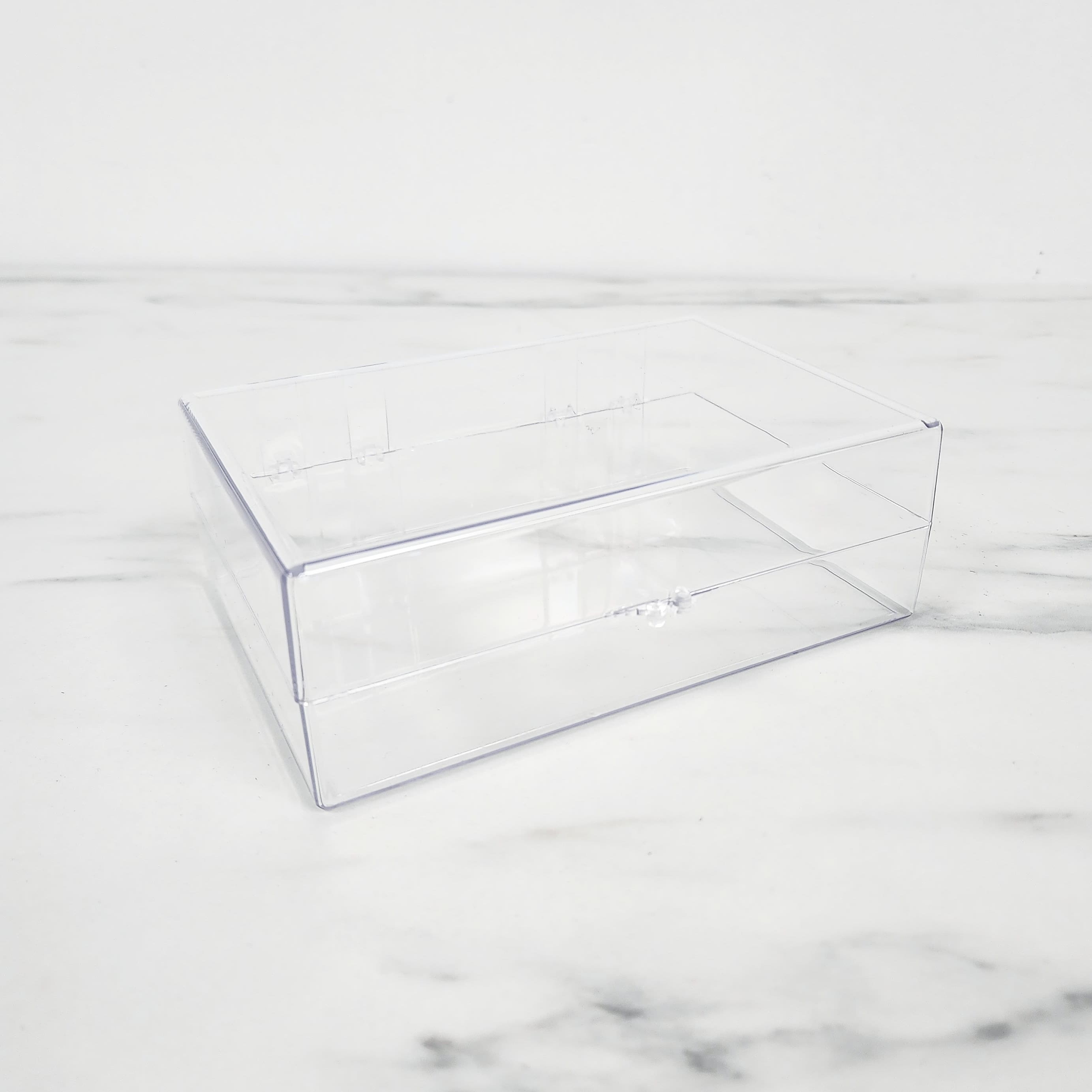 Clear Plastic Hinged Box