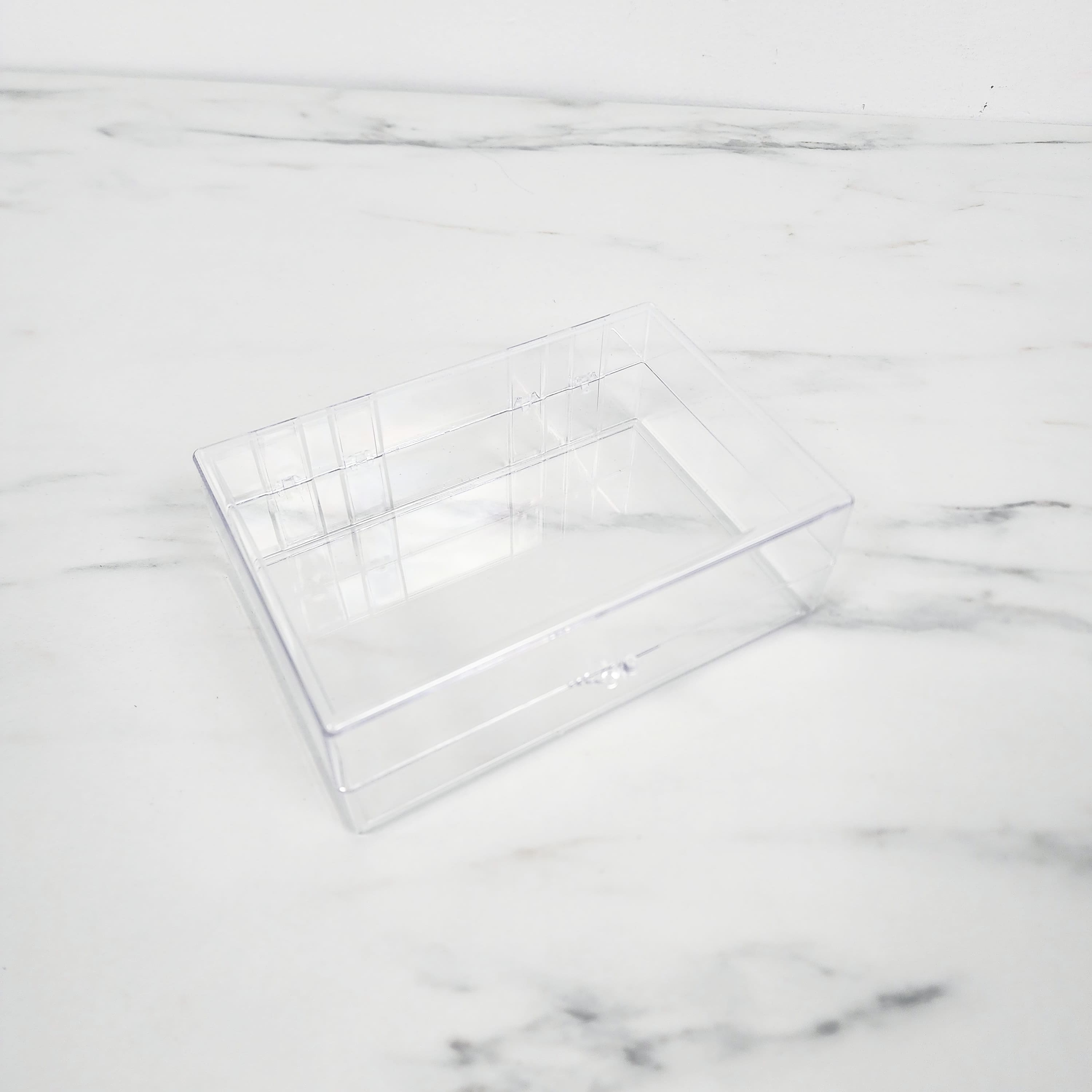 Clear Plastic Hinged Box