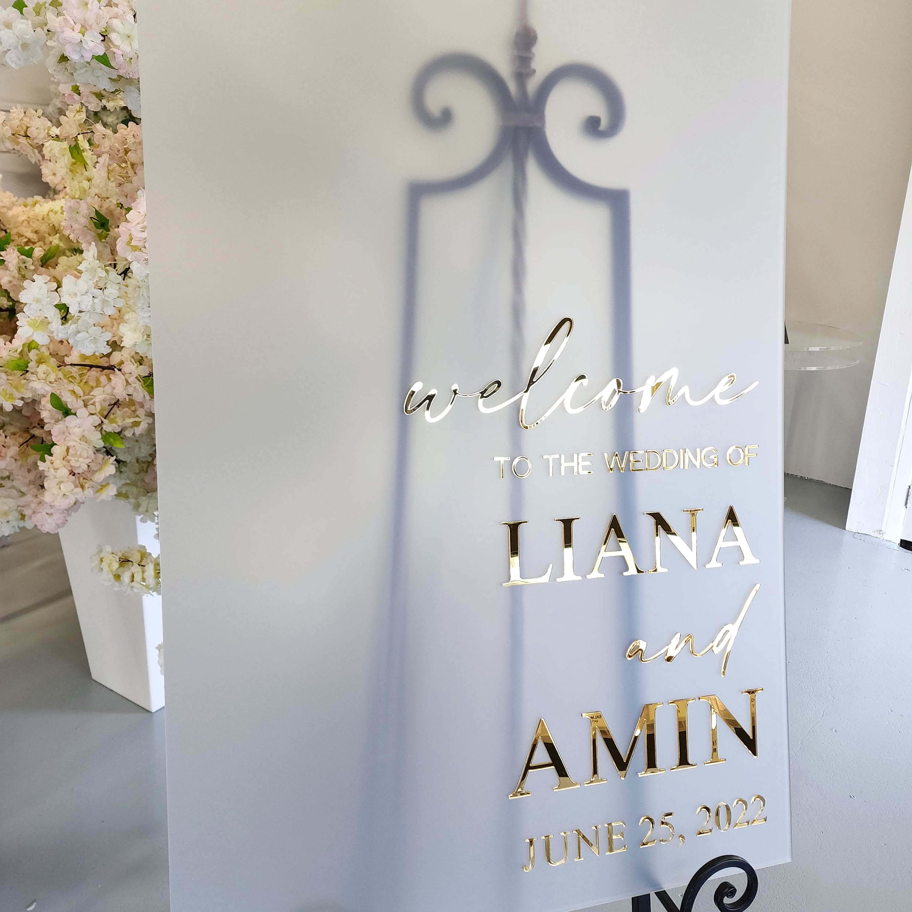 Custom Acrylic Welcome Sign | Layered Acrylic | Design 2