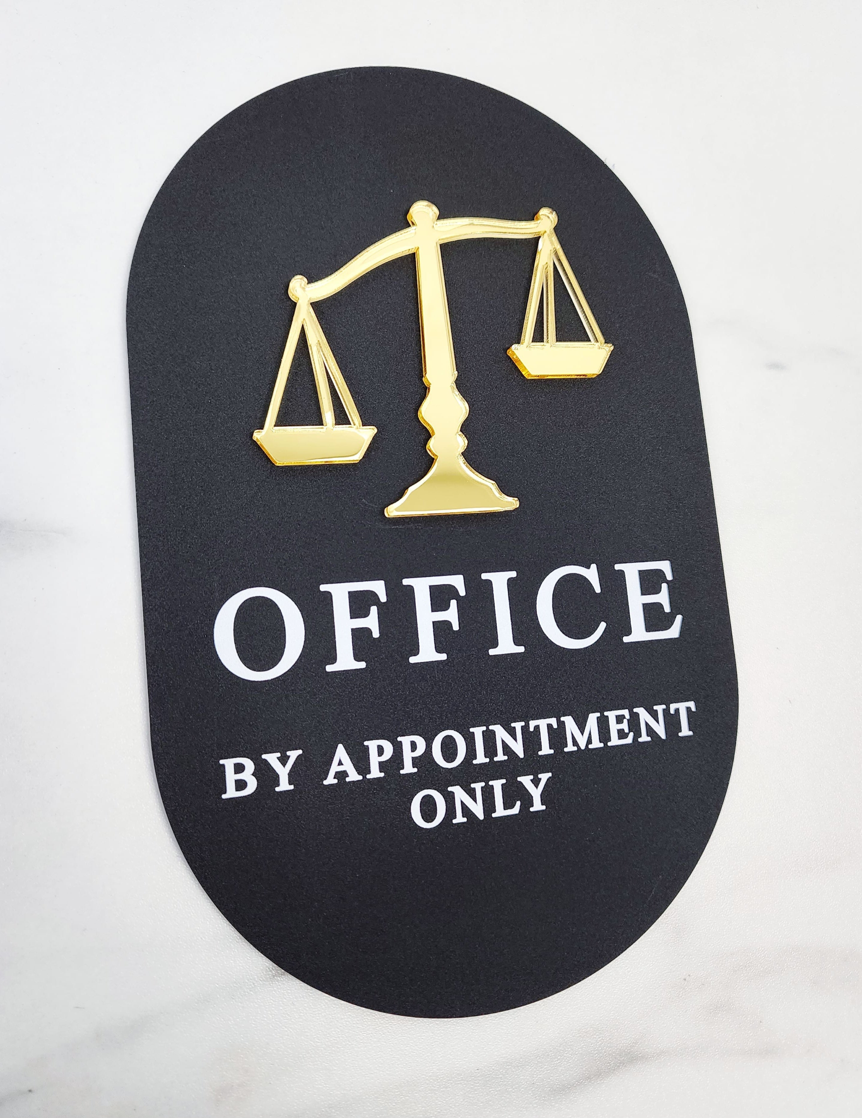 Custom Acrylic Business Door Sign | 5 x 8"