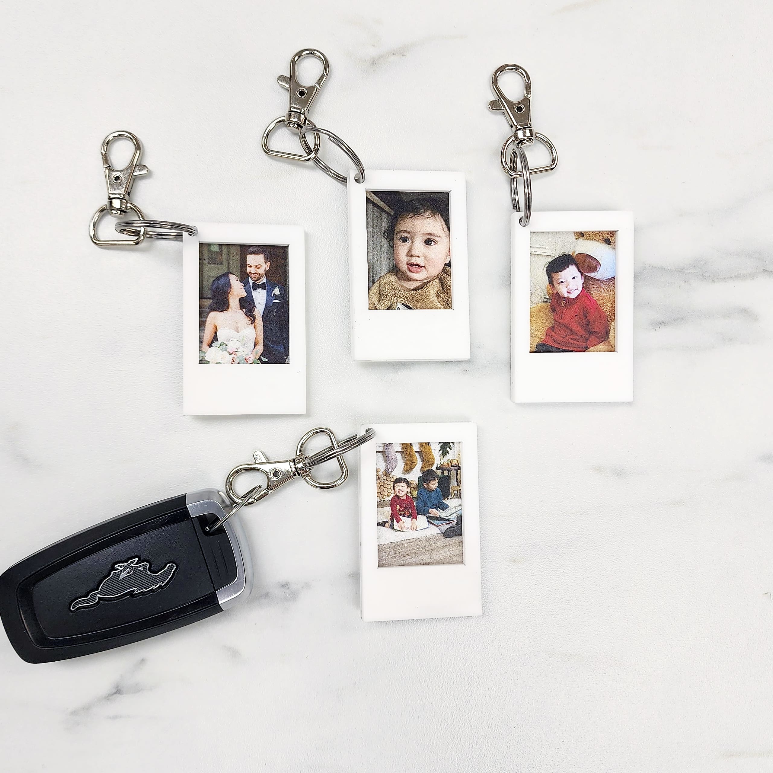 Keychain Polaroid | Layered Acrylic