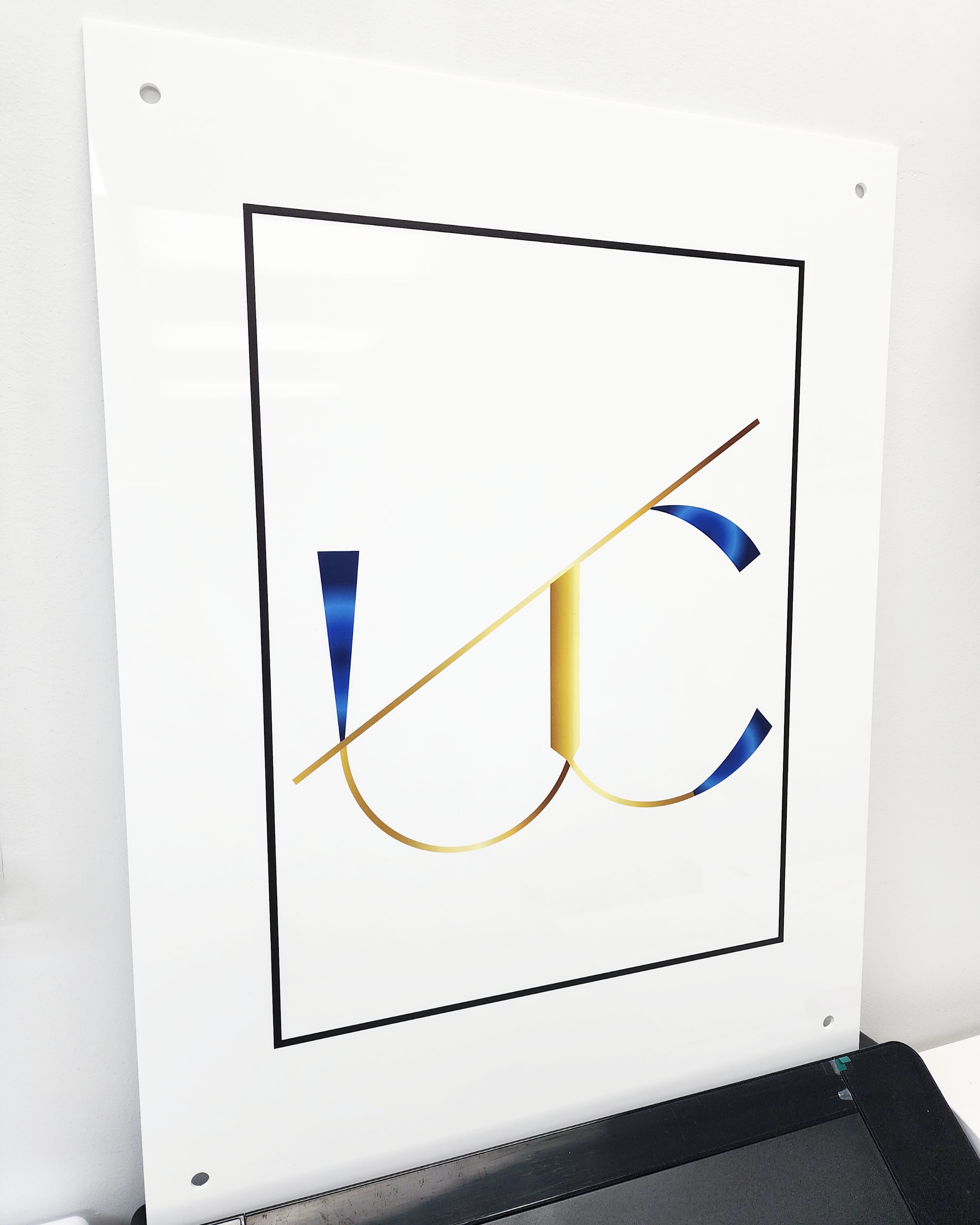 Custom Acrylic Rectangle Business Signage