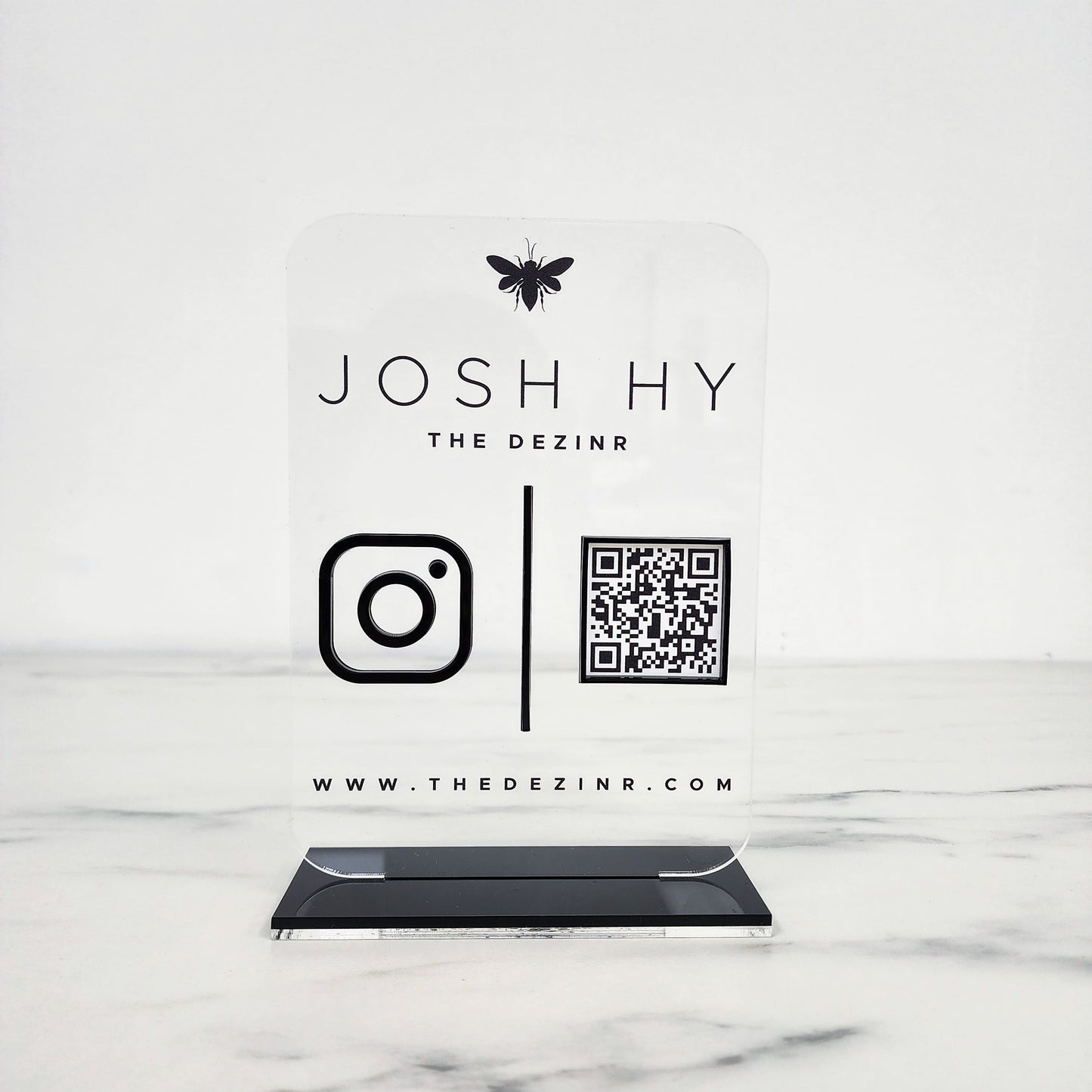 Logo Social Media Plaque | 5 x 7"
