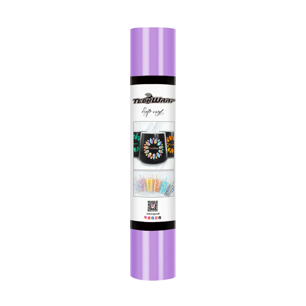 TeckWrapCraft 001G series Adhesive Vinyl (Glossy) | 12" x 5ft