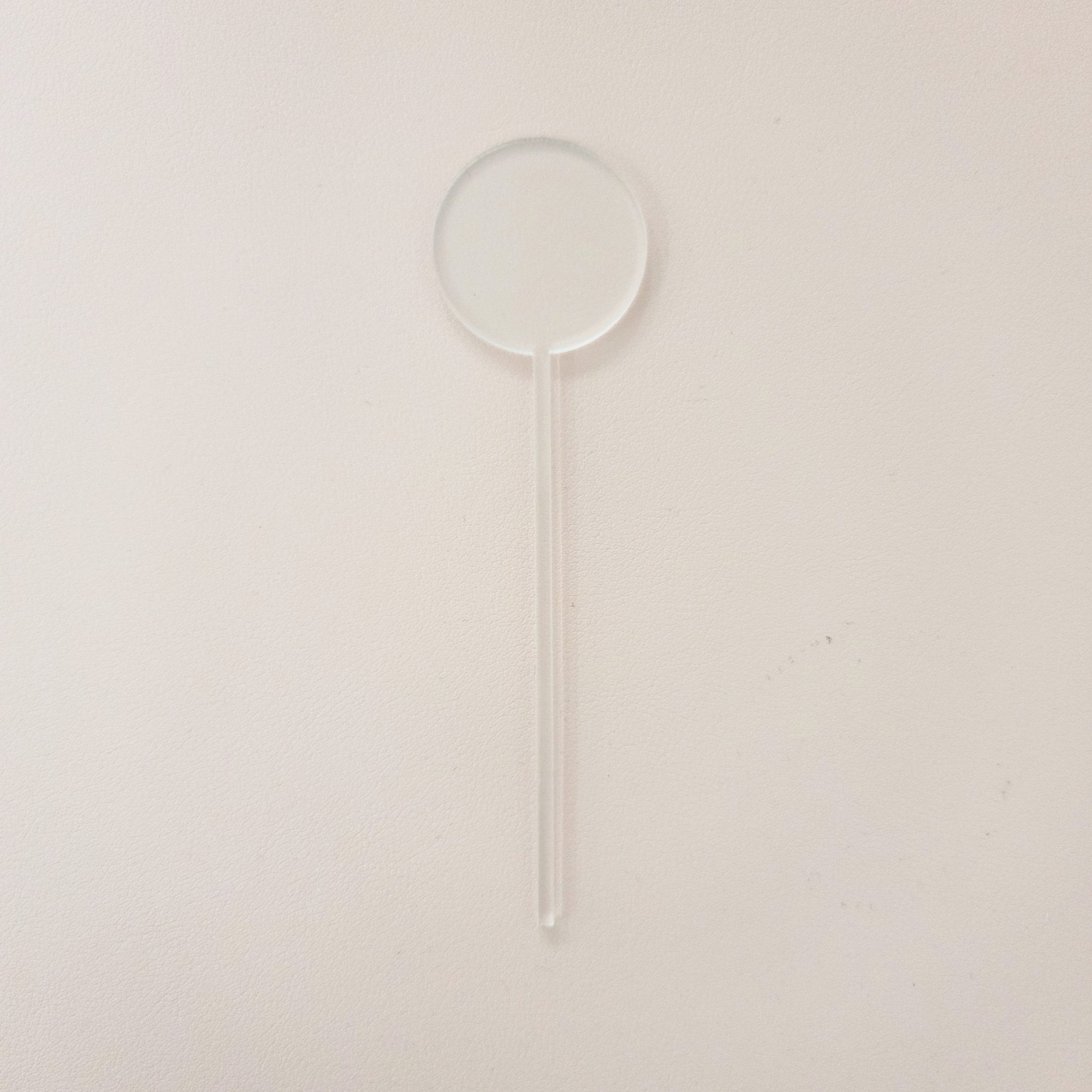 Round Drink Stirrer Acrylic Blank | 3mm