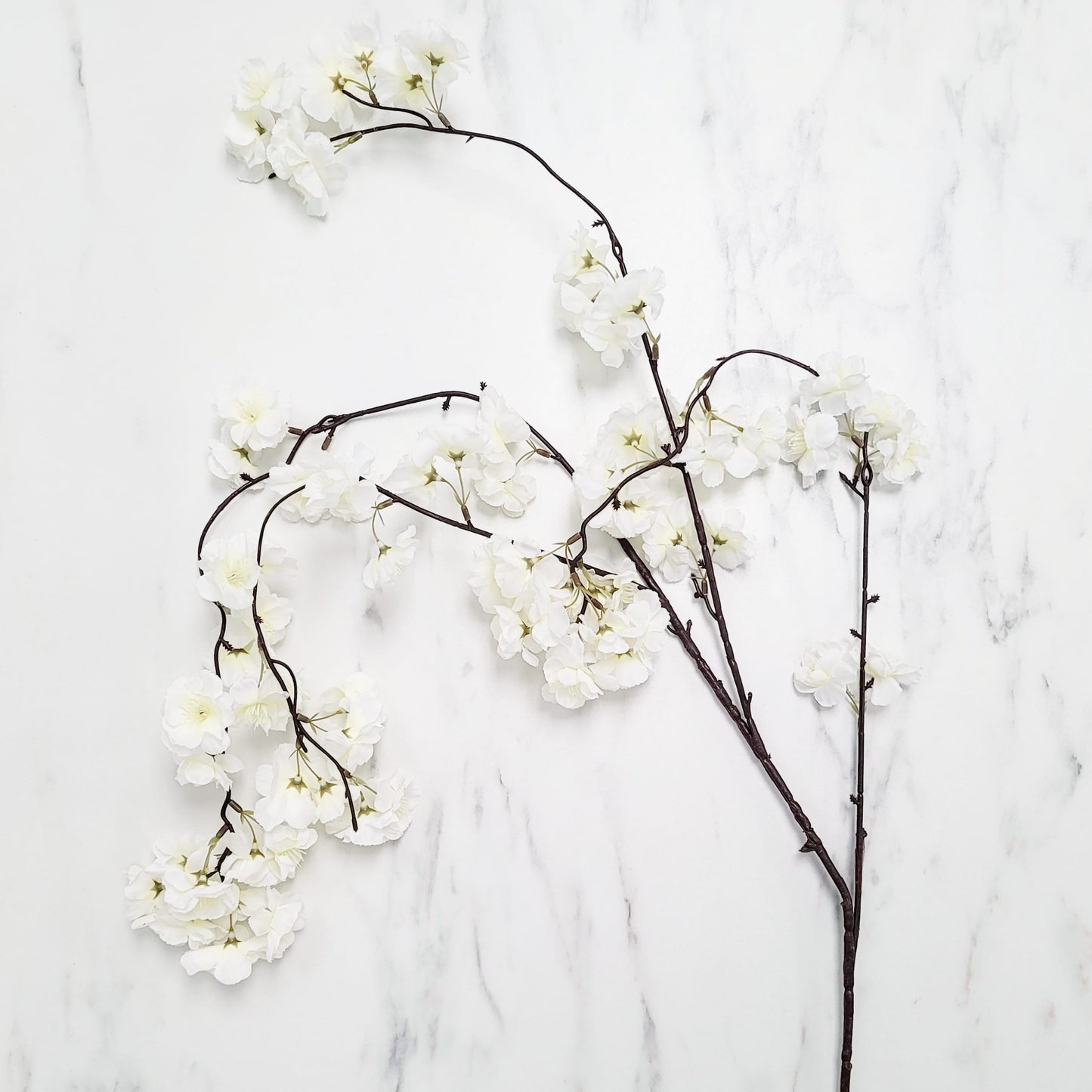 Hanging Cherry Blossom Stems - Silk