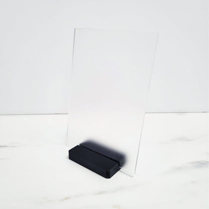 Acrylic Sign Stand | Black