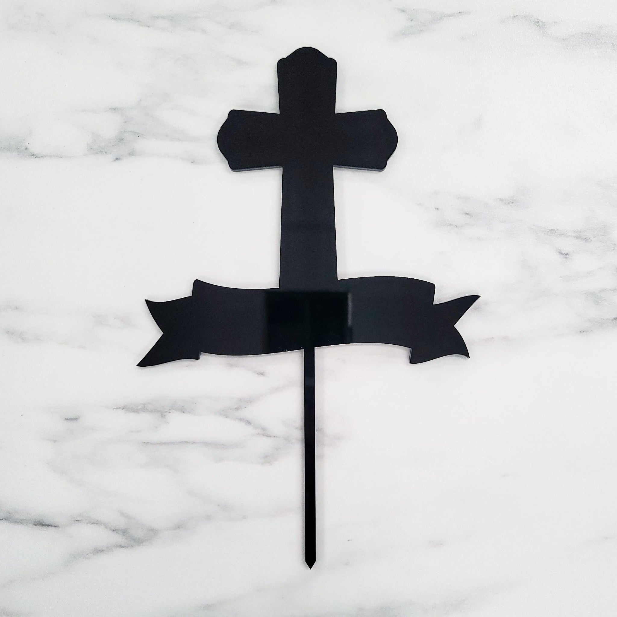 Cross Acrylic Cake Topper 2.0