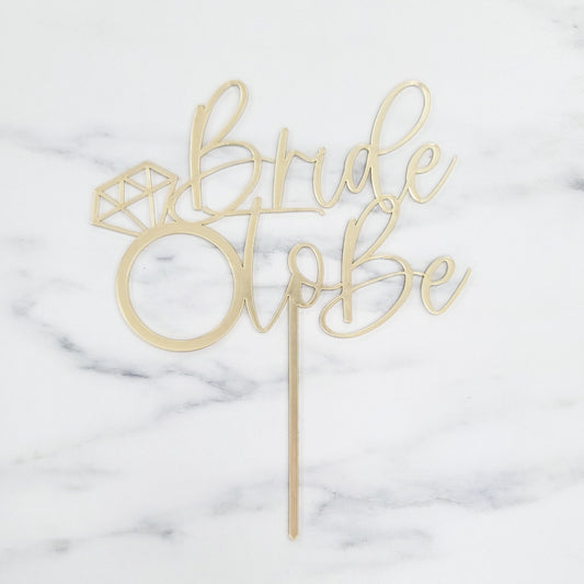 Bride To Be | Acrylic Cake Topper