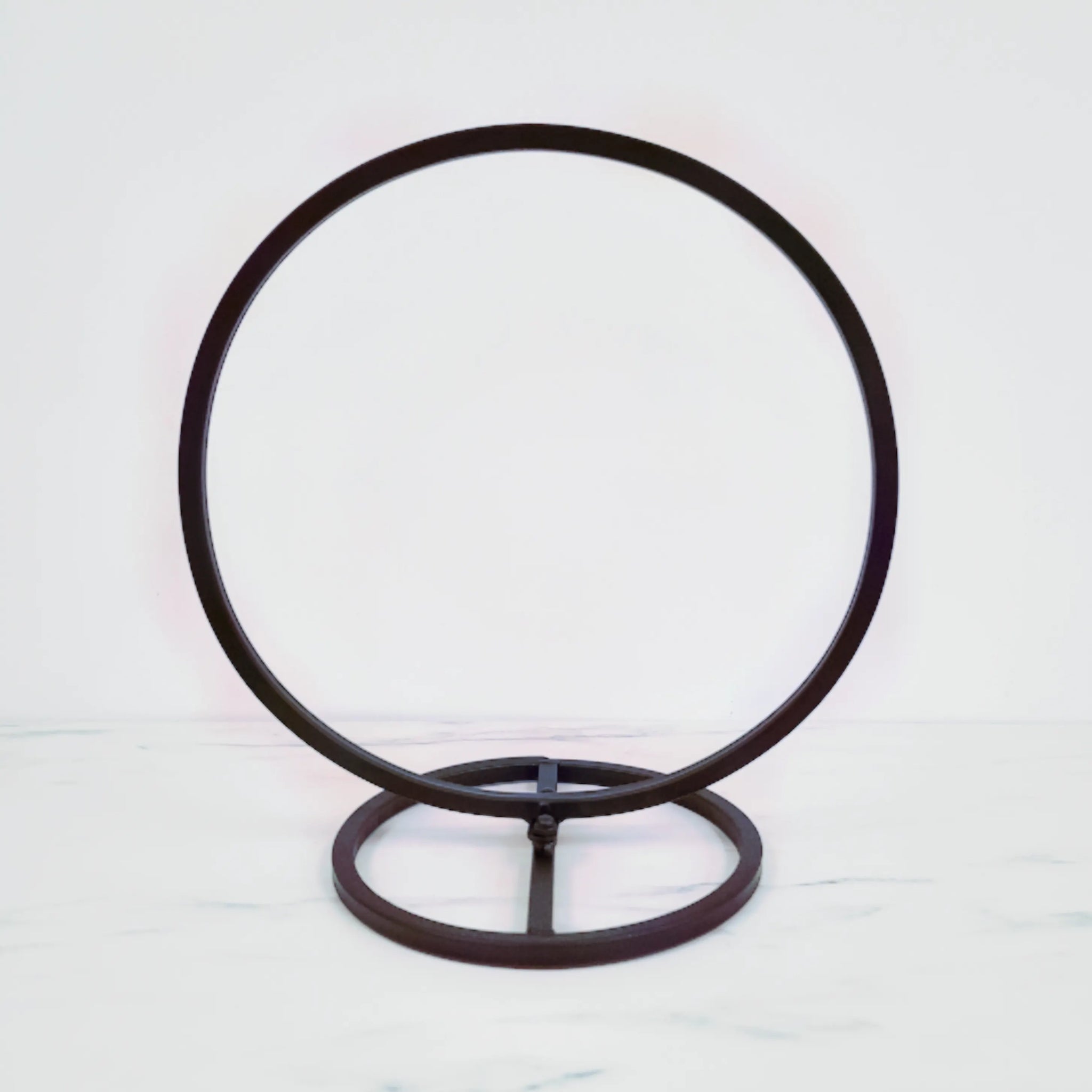 Black Metal Hoop | 16"