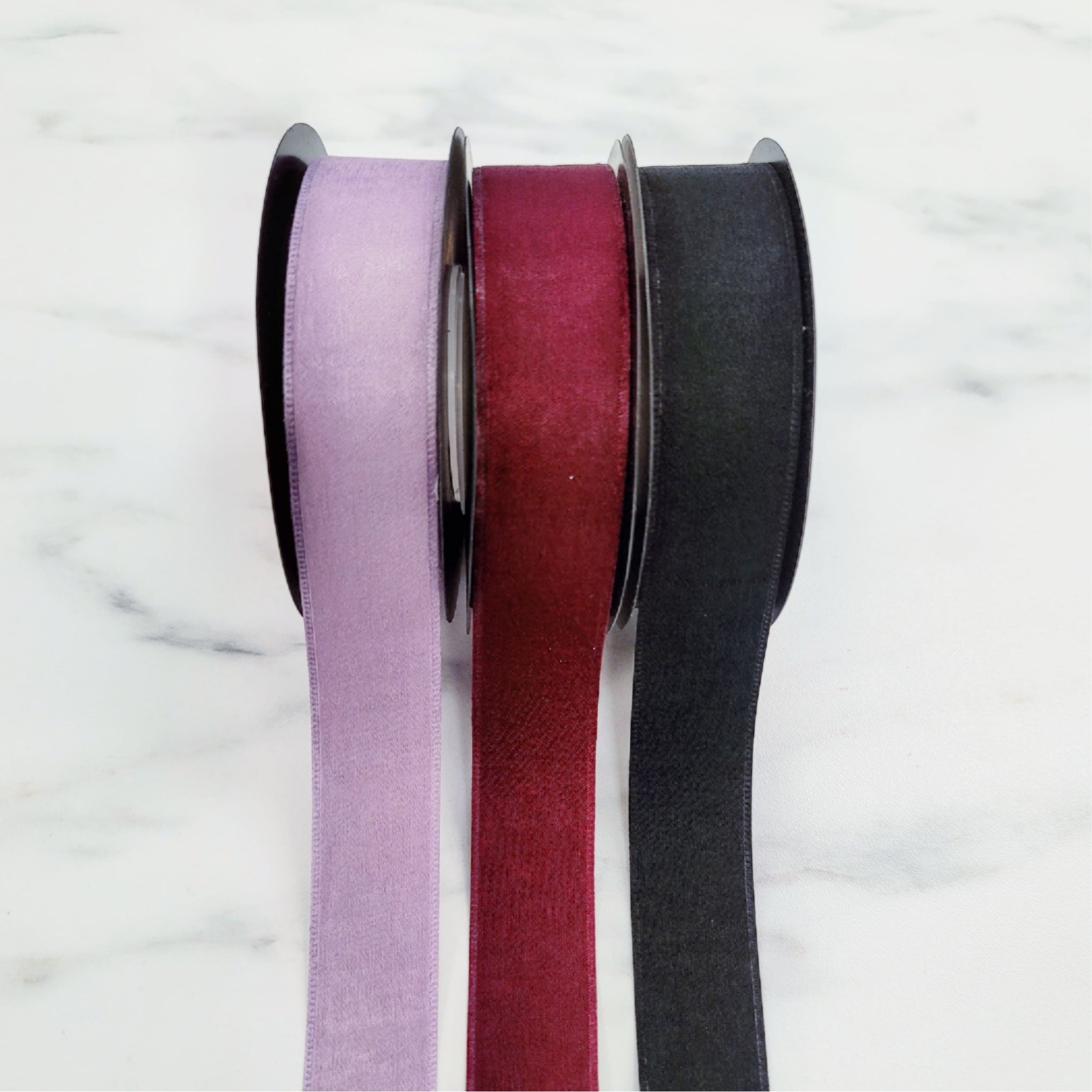 Double Sided Velvet Ribbon | 25mm x 9m (10 yards)