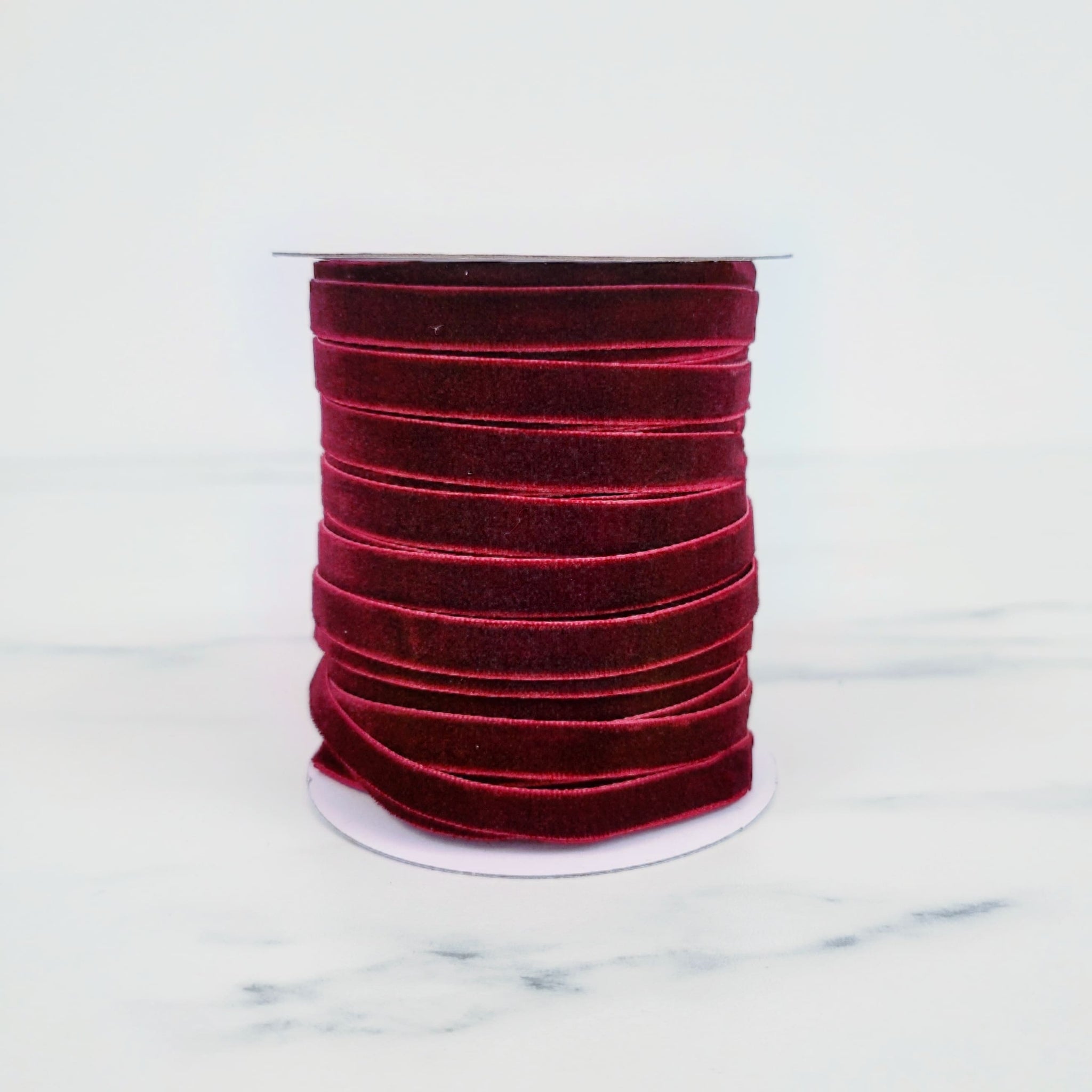 Single Sided Velvet Ribbon | 10mm x 45m (50 yards)