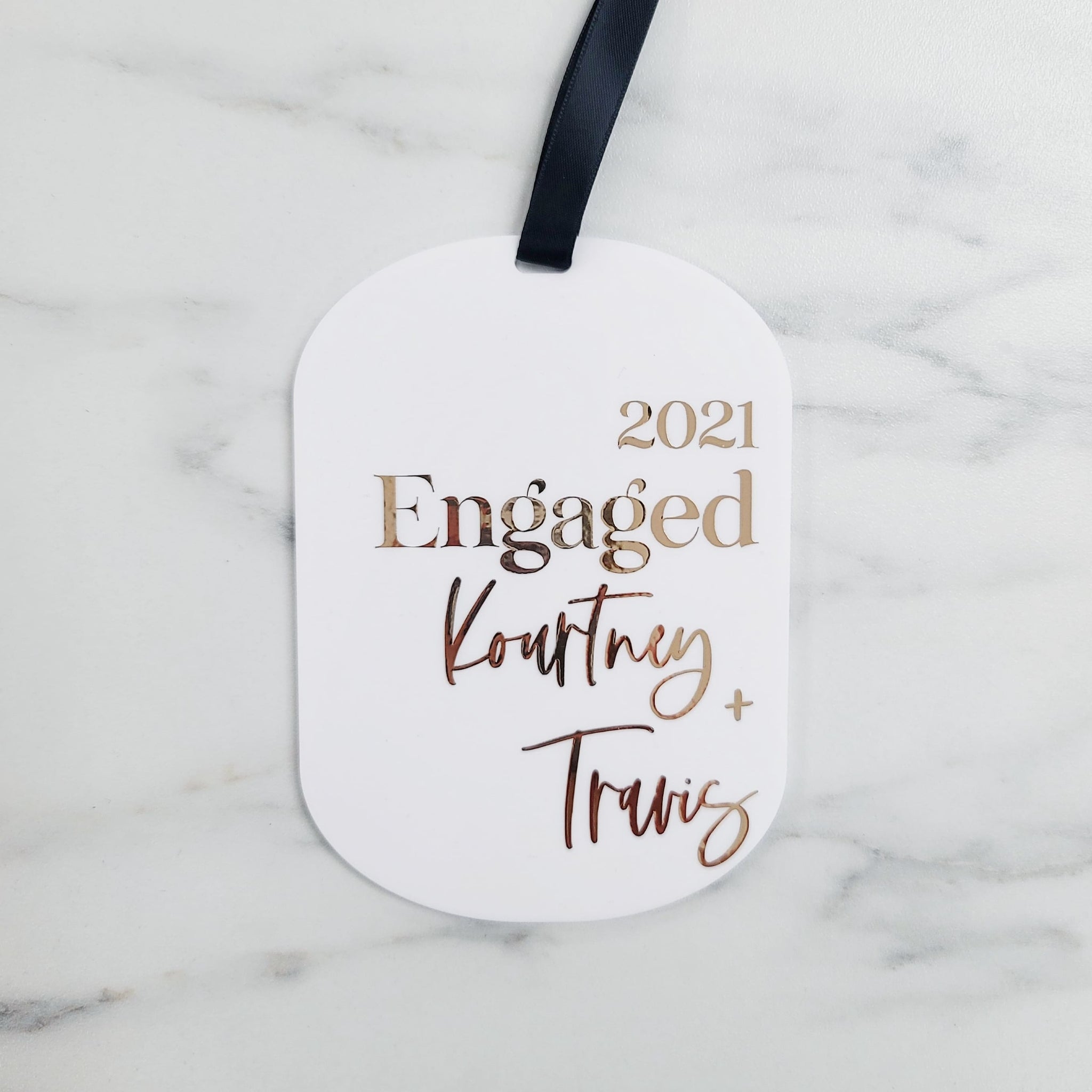 Pill Ornament Acrylic Blank | Clear