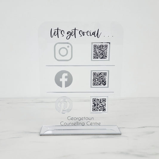 Social Media Plaque | 9 x 12"