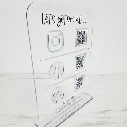 Social Media Plaque | 9 x 12"