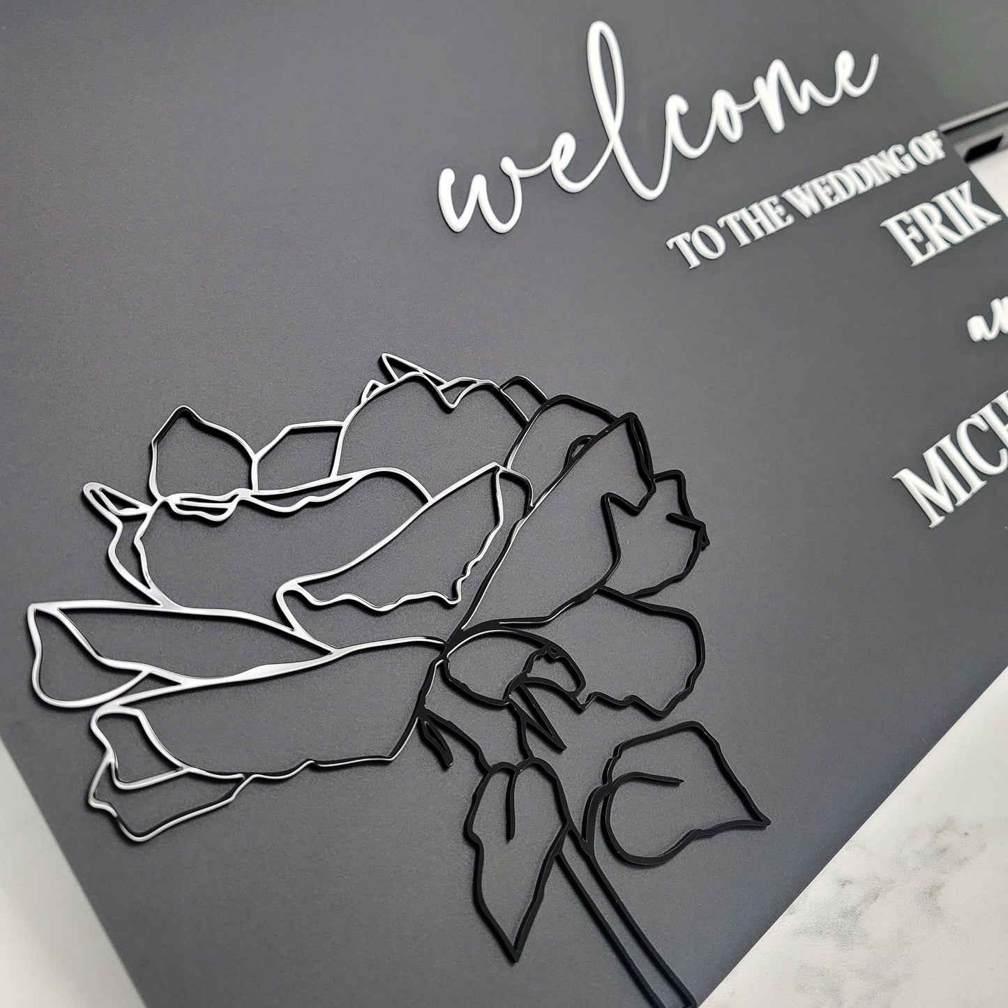 Custom Acrylic Welcome Sign | Layered Acrylic